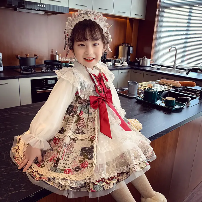 Lace Princess Dress Girl's Birthday Dress Skirt