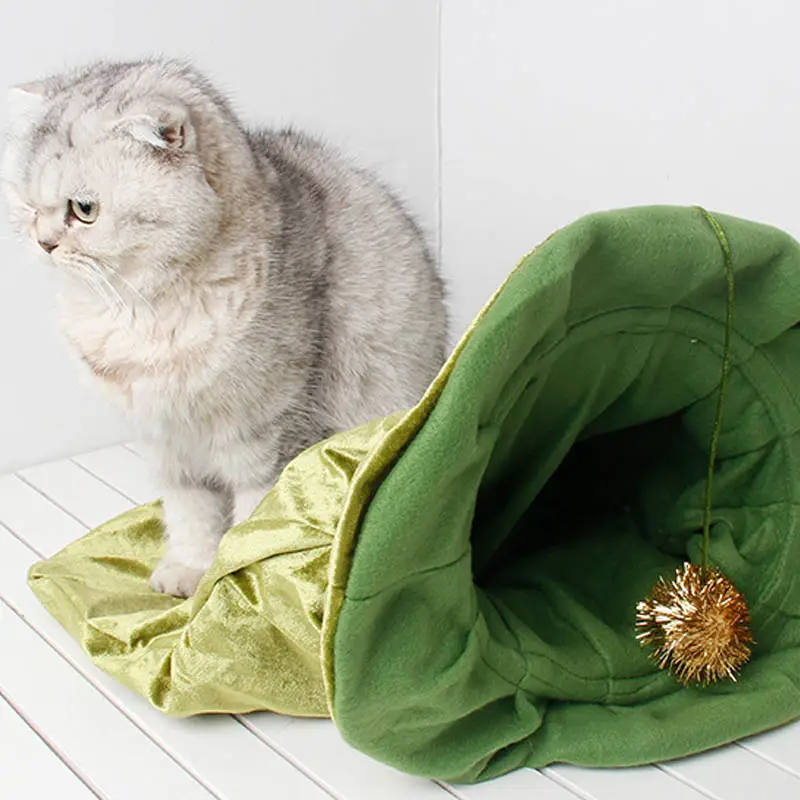 Simple Pet Flannel Toy Storage Bag