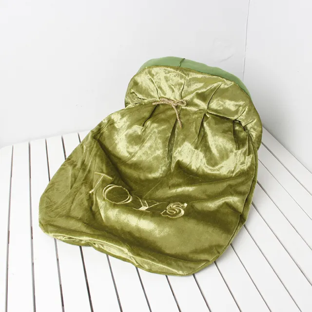 Simple Pet Flannel Toy Storage Bag Green - Shop at LoveMi