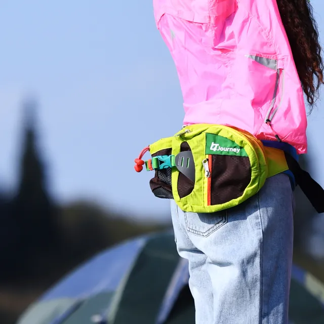 Outdoor Water Bottle Waist Bag All Match Anti Tear Small Waist Bag Yellow - Shop at LoveMi