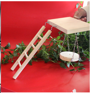 Pedal swing ladder