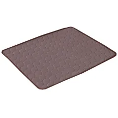 Pet Summer Portable Ice Silk Cooling Pad - Coffee - View 1