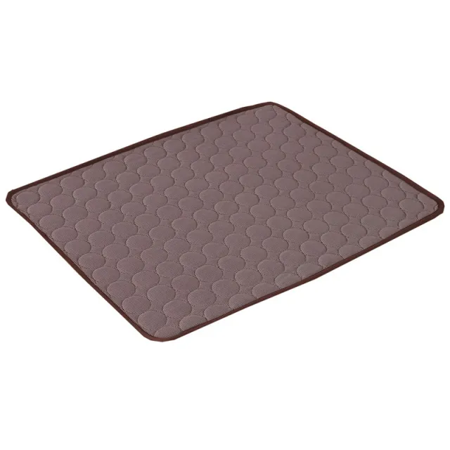 Pet Summer Portable Ice Silk Cooling Pad Coffee - Shop at LoveMi