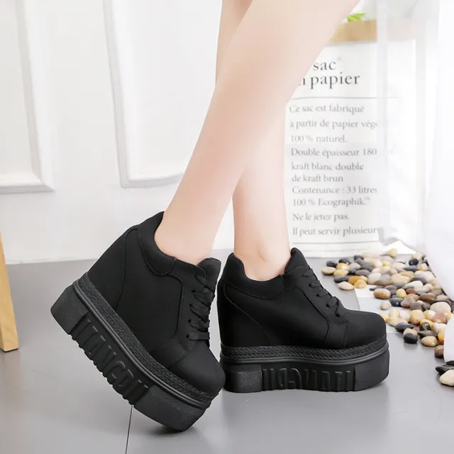 Super High Heel Round Toe Embroidered Canvas Women's Fashion Shoes Red - Shop at LoveMi