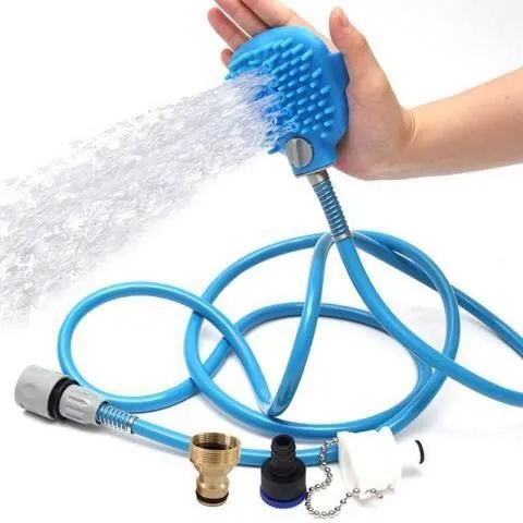 Dog Bath Artifact Pet Bath Sprinkler Pet Bath Brush - Shop at LoveMi