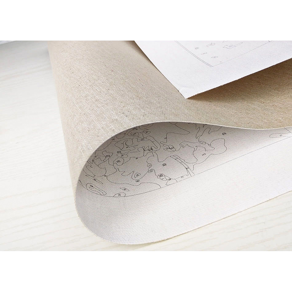 لوحة زيتية رقمية قابلة للتخصيص بدون إطار بتصميم "ون بيس" بتقنية الرسم الرقمي اليدوي