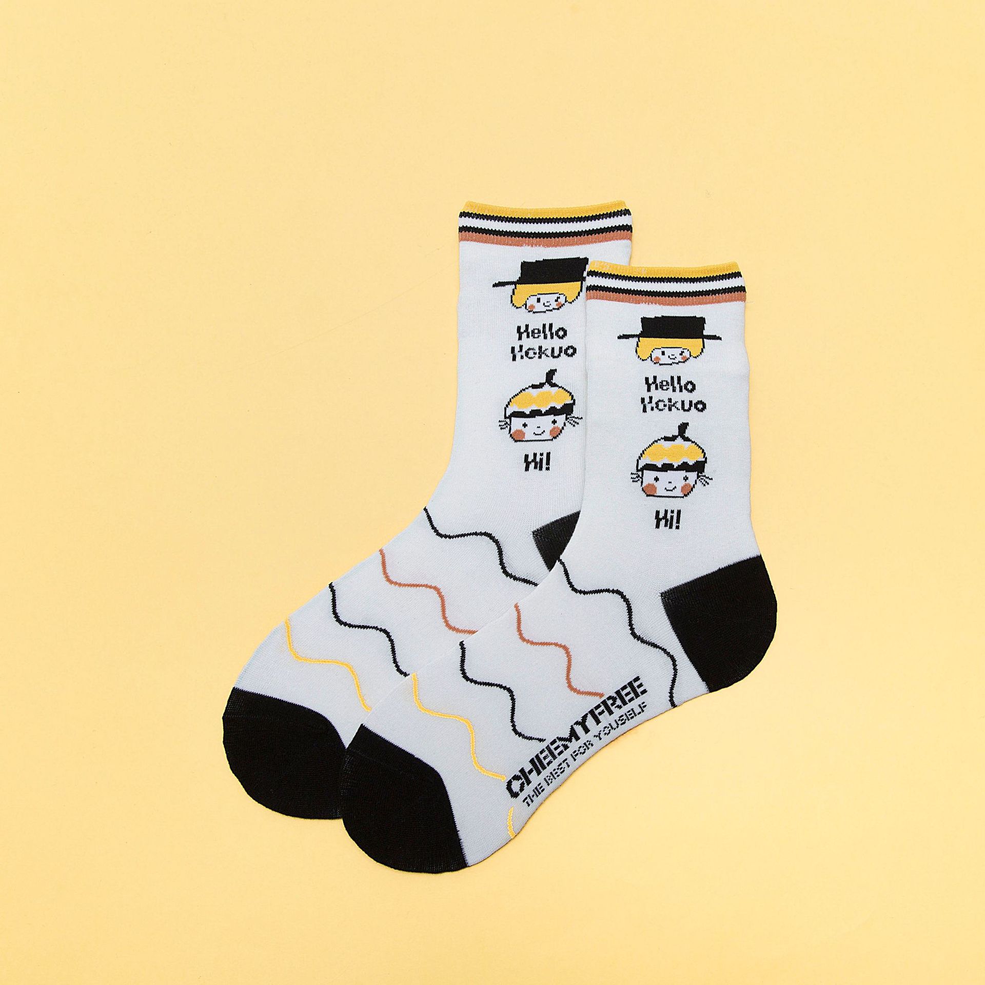 Title 10, Socks Womens Trendy Cartoon Personality Creat...