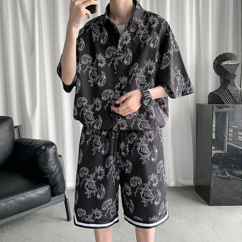 Simple Sports And Leisure Three-Piece Suit Men's Loose Thin Section