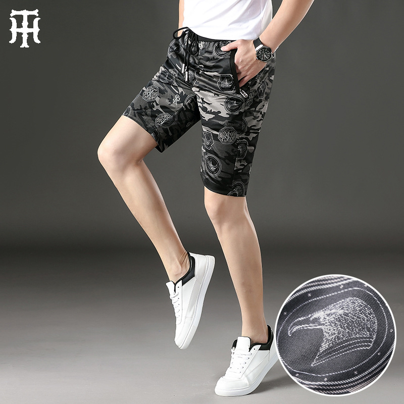 Thin Pantyhose Stretch Five-Point Pants