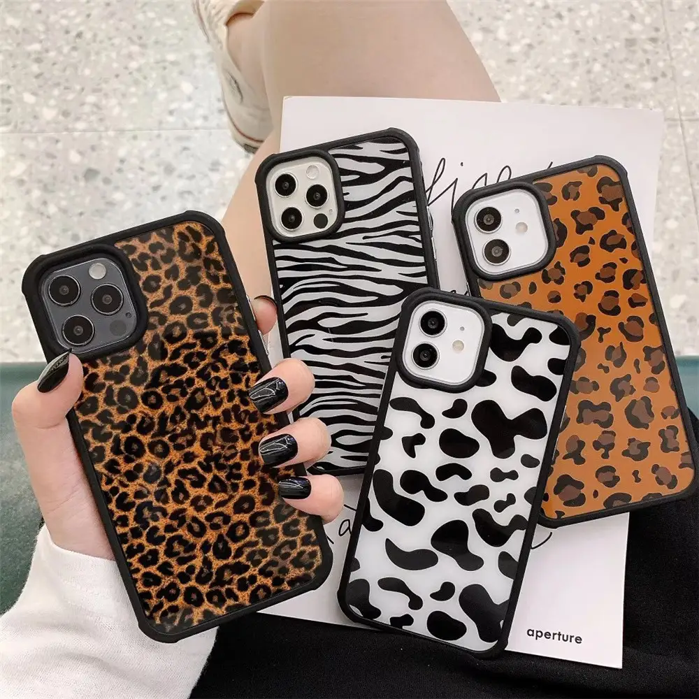 Leopard Print, Cow, Stripe Print Protective Cover