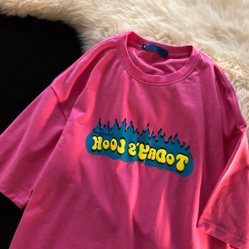 Short-sleeved T-shirt Female Ins Tide Design Sense Niche Half-sleeved