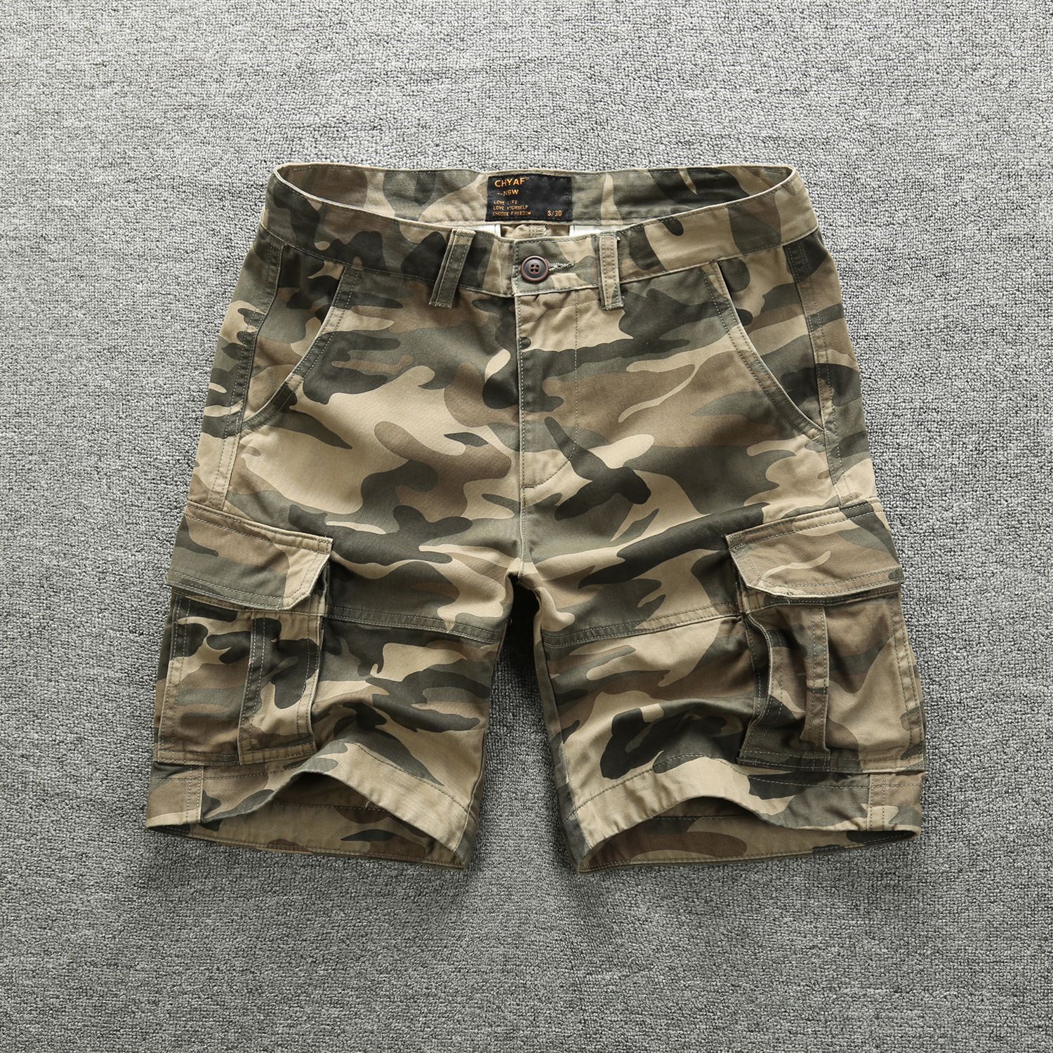 Straight Workwear Shorts Sports Five-point Pants