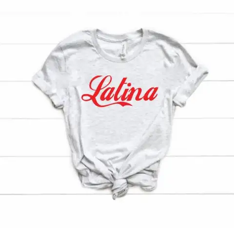 Latina Red Print Women T-shirts Cotton Casual Funny T