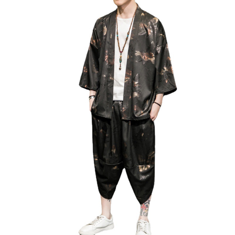 Ice Silk Digital Printing Fashion Retro Suit Jacket