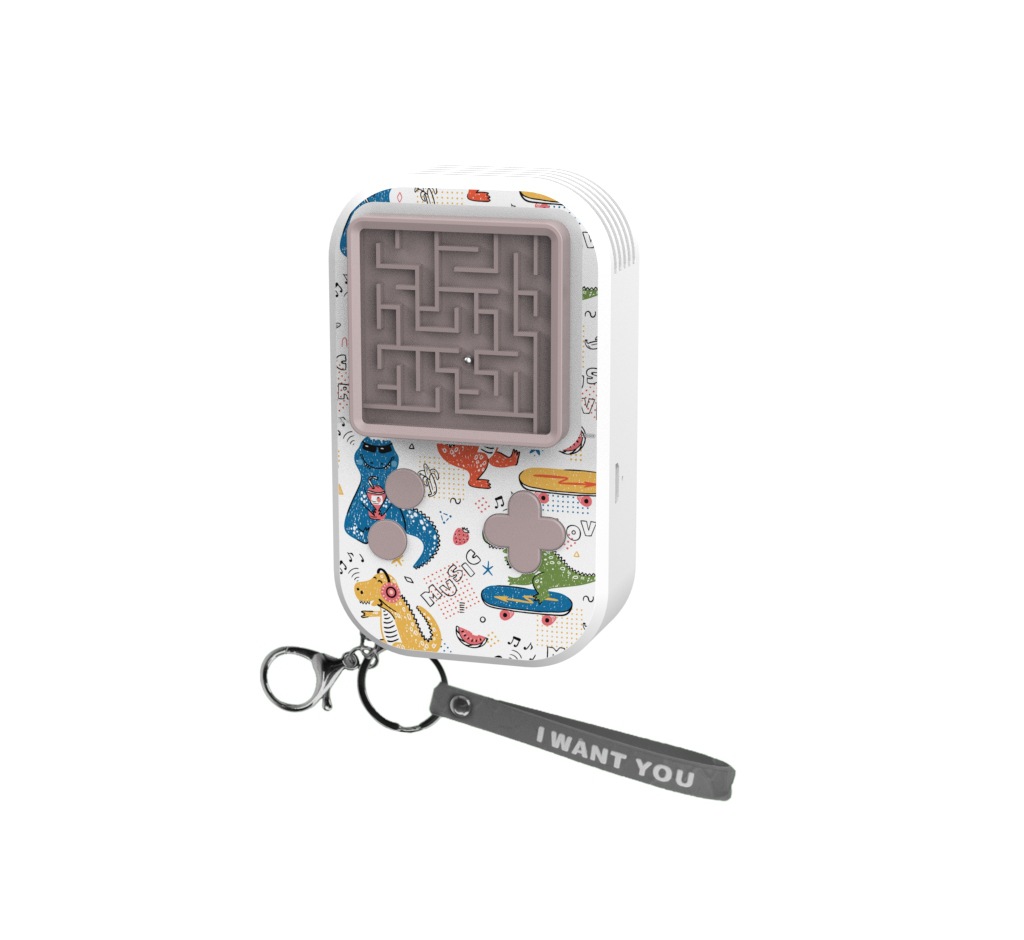 Graffiti Leafless Maze Game Fan (Pink-USB)