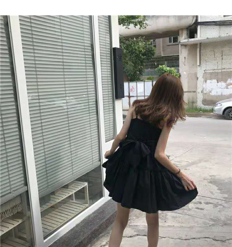 Fashion Tube Top Halter High Waist Dress