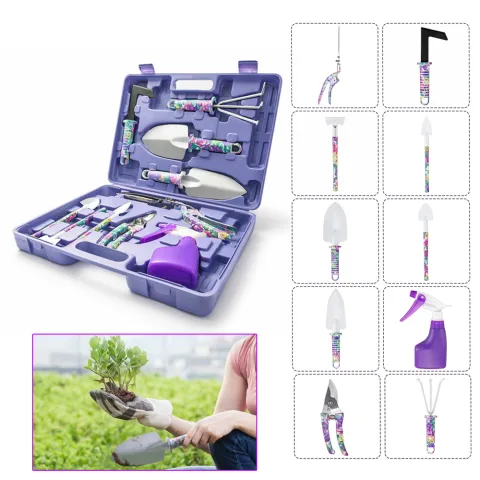 Camouflage Garden Tool Set Grafting Pruning Shovel Rake Stainless