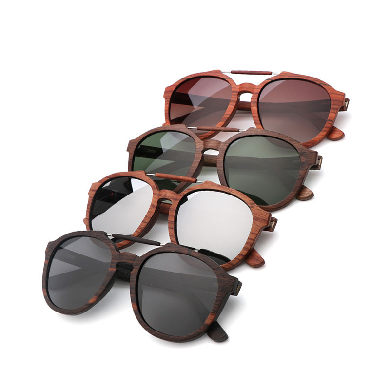 Title 1, Trendy Wood Sunglasses Bamboo Wood