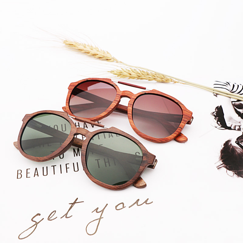 Title 2, Trendy Wood Sunglasses Bamboo Wood