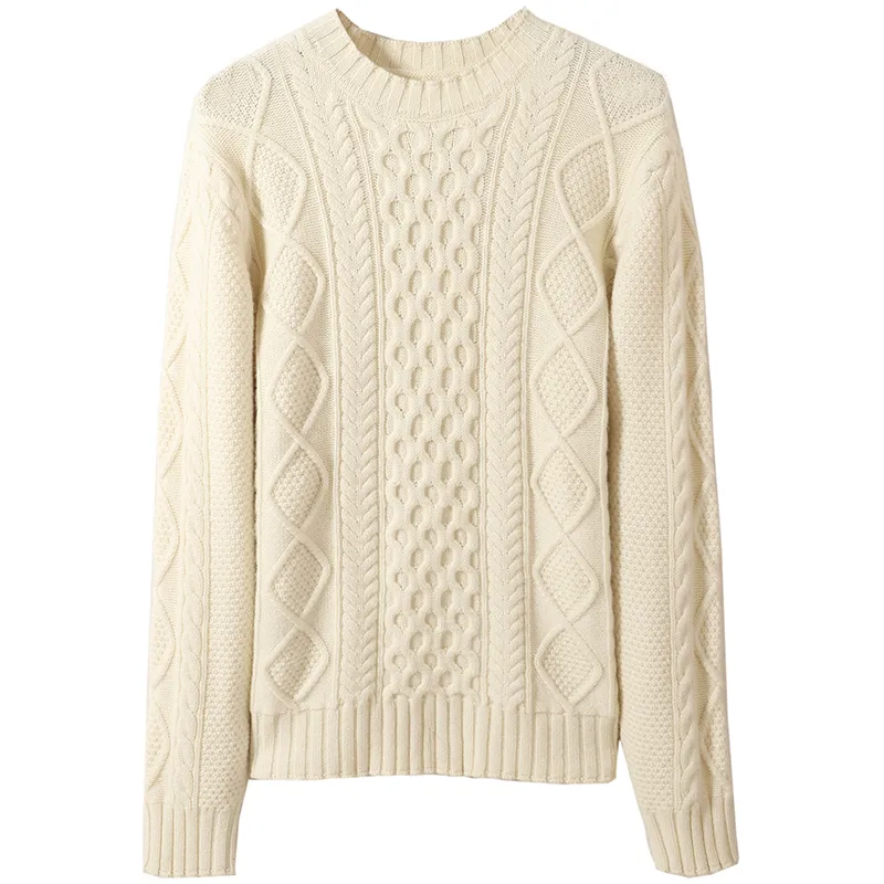 Lai Guanlin Same Sweater Men's Round Neck Pullover Pure