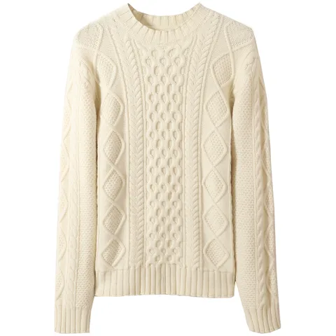 Lai Guanlin Same Sweater Men's Round Neck Pullover Pure