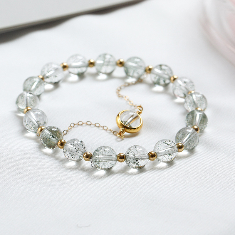 Natural Green Ghost Bracelet Female Ins Niche Design