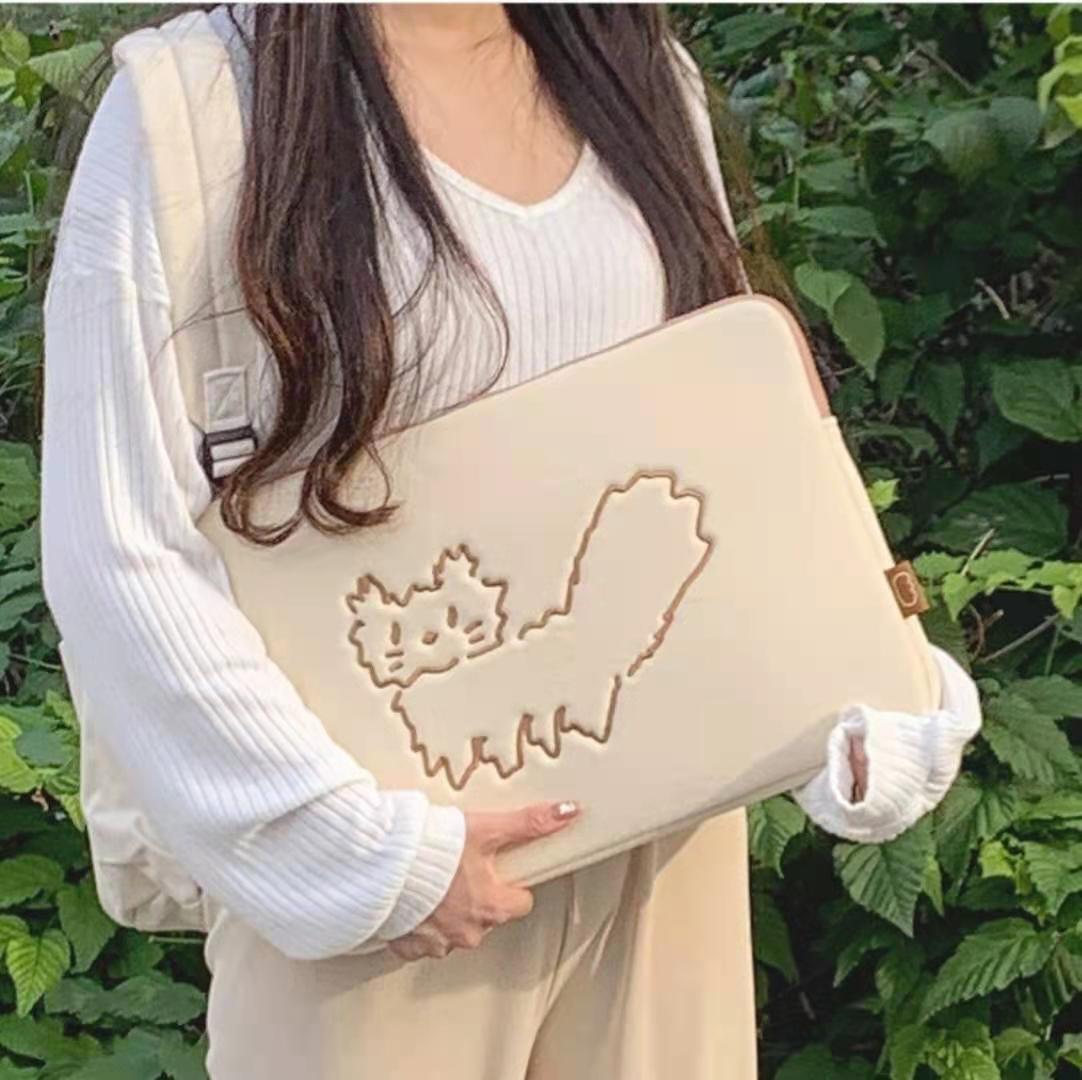Compatible with Apple, Embroidery Ipad Tablet Laptop Bag — image 1