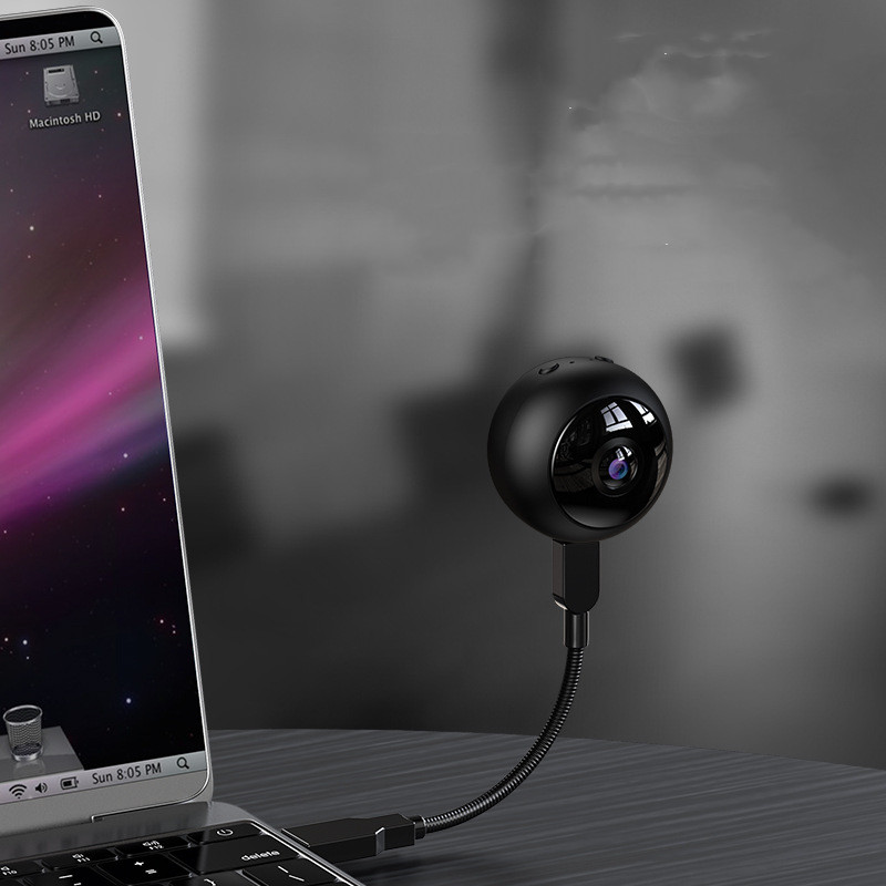 A compact and discreet mini IP security camera.