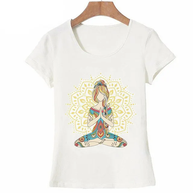 New Women T shirts Casual Harajuku Buddha Mandala Lotus - Shop at LoveMi