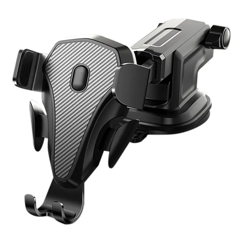 Car Phone Holder Bracket Carbon Fiber Air Outlet