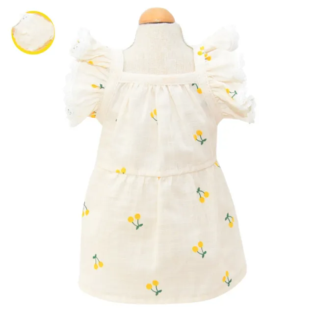 New Pet Skirt Dog Skirt Cat Skirt Kitten Skirt Pet Clothes Dog Clothes Yellow - Shop at LoveMi