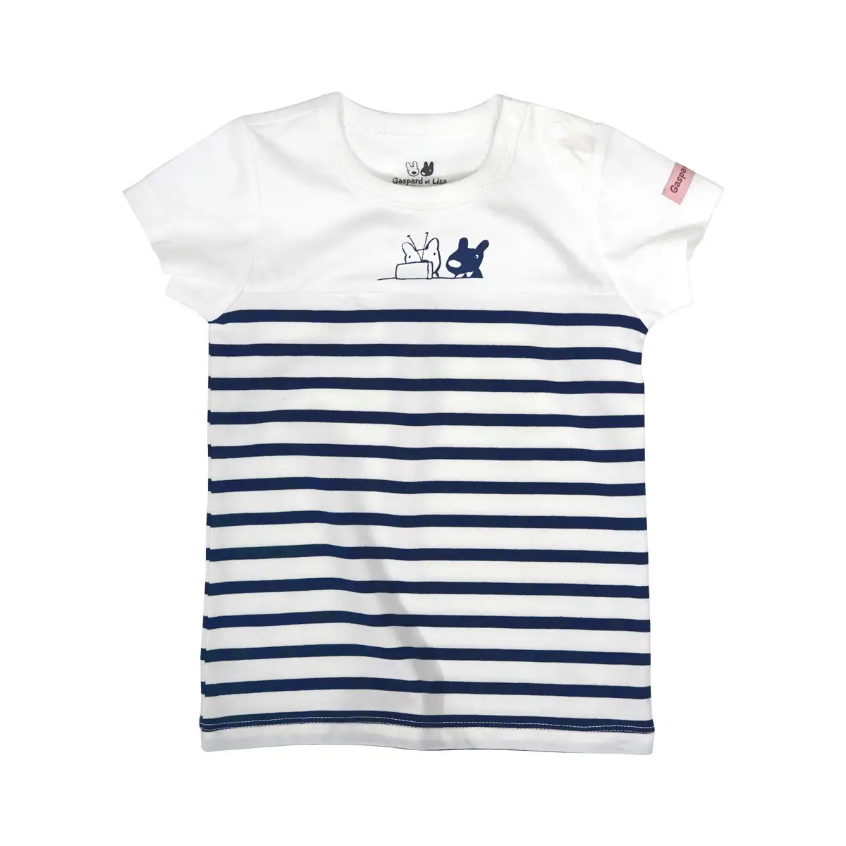 Casper And Lisa Baby Girl Summer Dress Girls Skirt Striped Cotton Short-sleeved Princess Dress