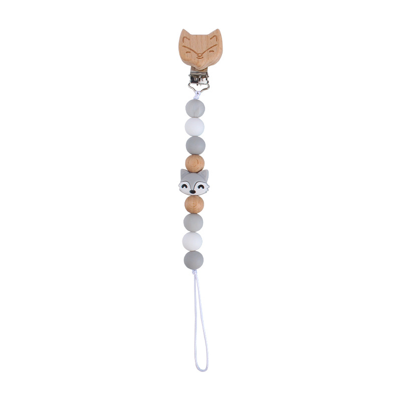 Fox pacifier chain