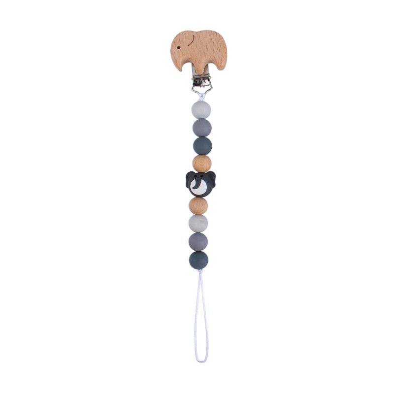 Elephant pacifier chain