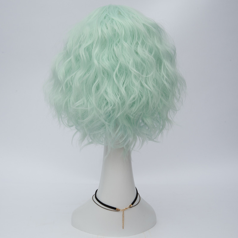 Color Short Curly Corn Hot Cosplay Wig