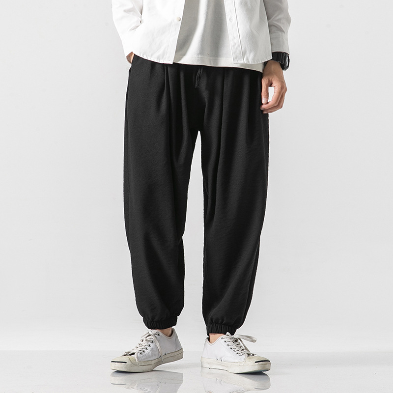 Title 7, Oversized casual losvallende broek. Ultiem comf...