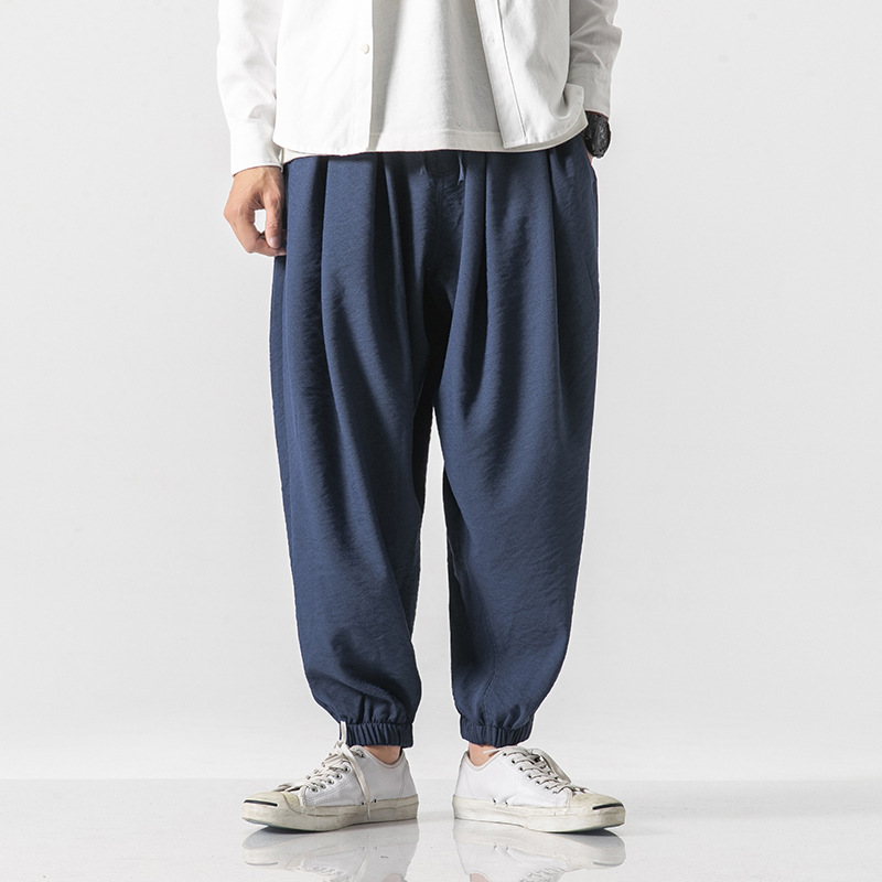 Title 3, Oversized casual losvallende broek. Ultiem comf...