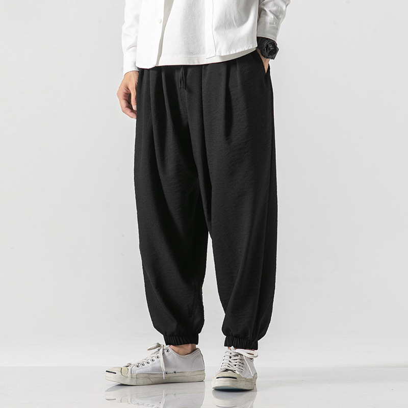 Title 8, Oversized casual losvallende broek. Ultiem comf...