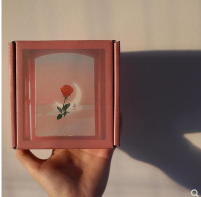 Asymmetrical Bunny Stud Earrings Flower Cute