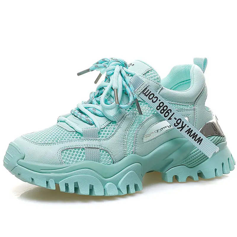 New Summer Mesh Hollow Ins Net Red Daddy White Sports And Leisure Women's Shoes Student Shoes