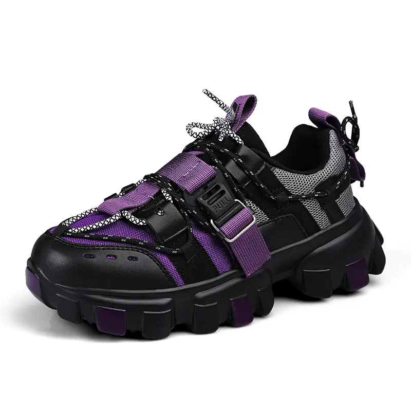 Summer Fashion New Trendy Shoes Personality Sports Wind Casual Shoes Net Celebrity Thick Bottom Increase Old Daddy Shoes Platform Shoes