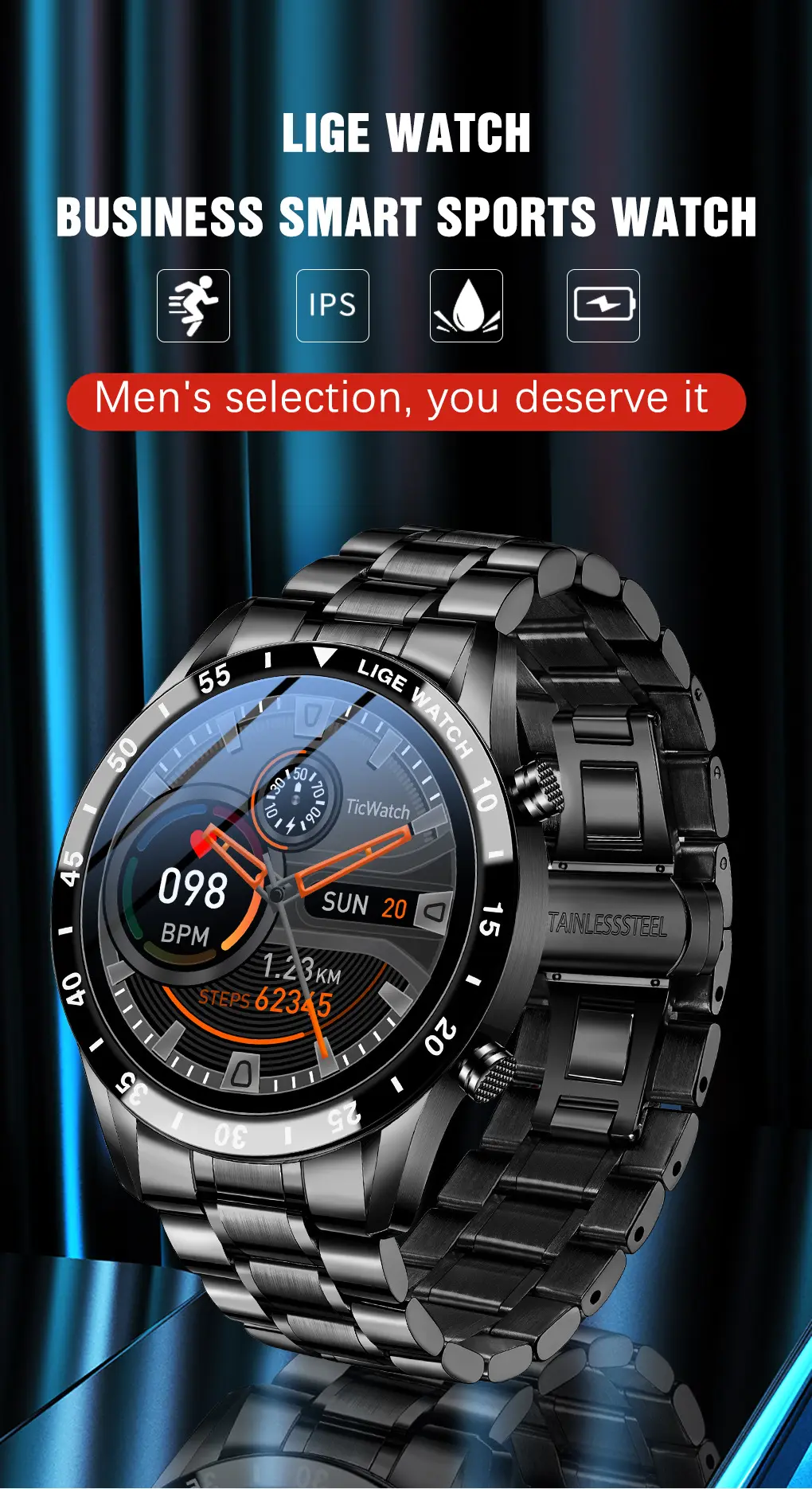 Lige's New Smart Watch Upgrade Wearable