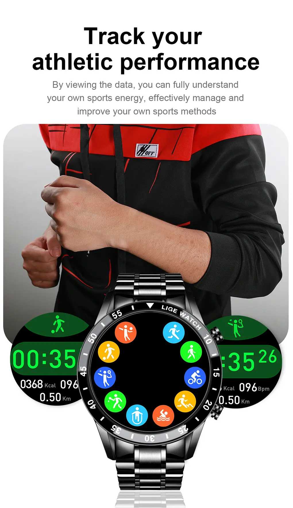 Lige's New Smart Watch Upgrade Wearable