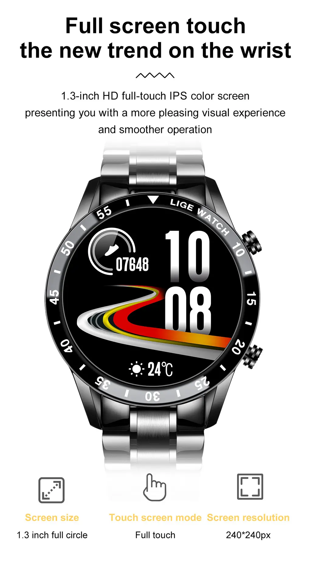Lige's New Smart Watch Upgrade Wearable