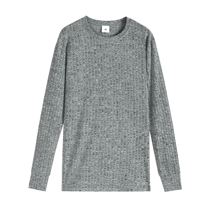 Fitness Men's Knitted Bottoming Shirt