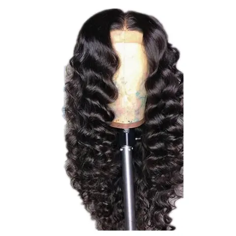Wig Female African Texture Small Volume Mid-length Curly Hair