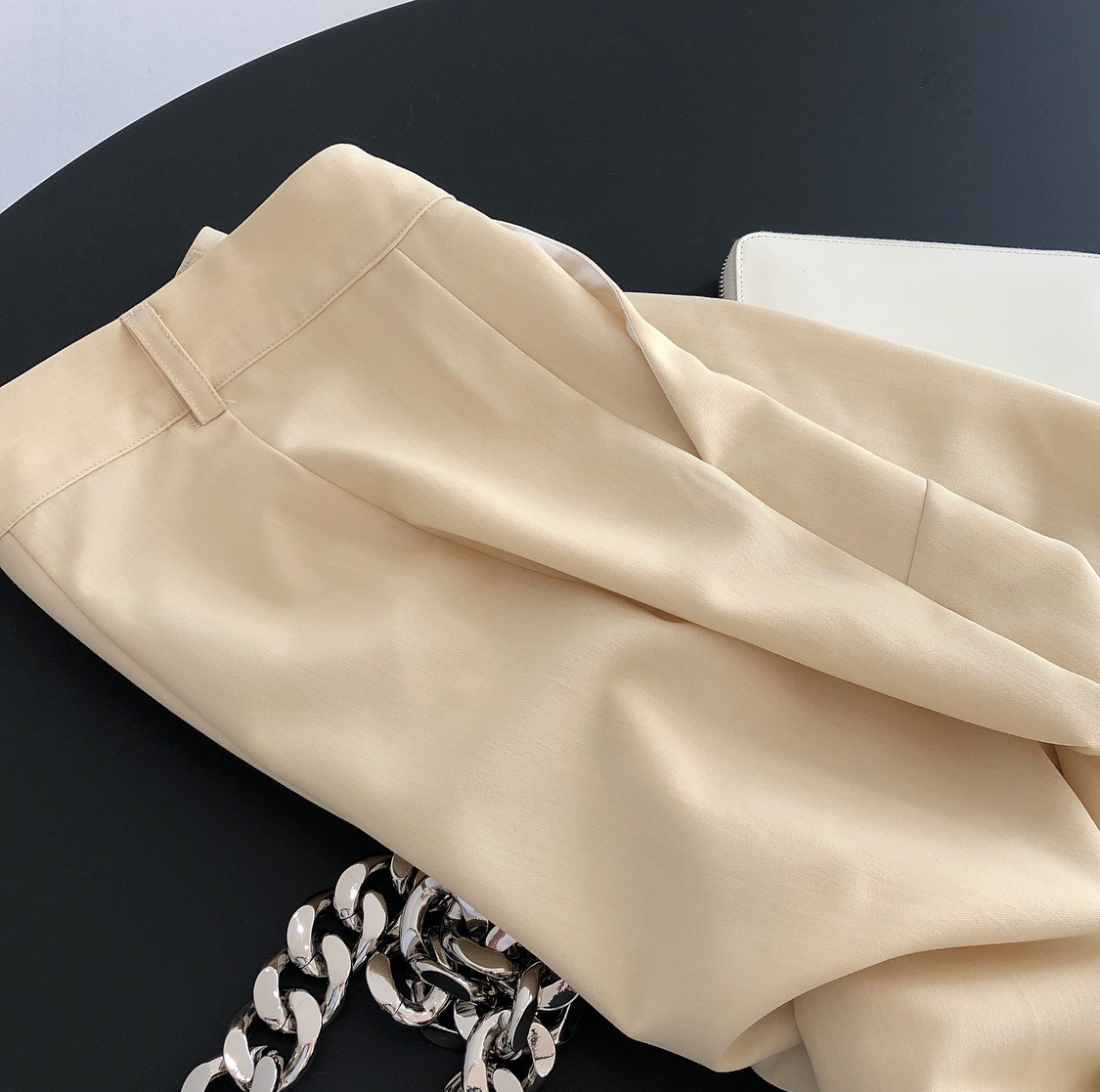 Title 12, Loose Drape Slimming Straight Radish Pants Casu...