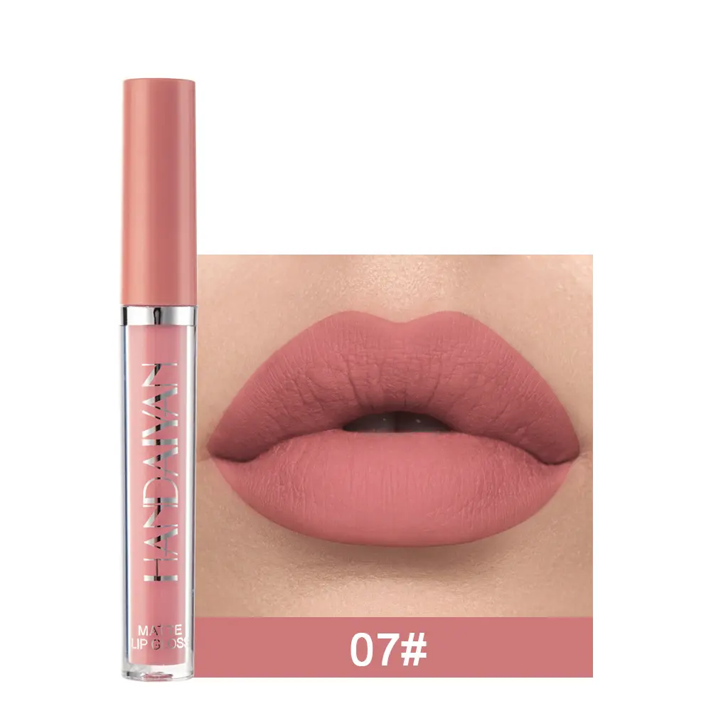 Matte Non-stick Cup Lip Gloss, Non-fading Liquid