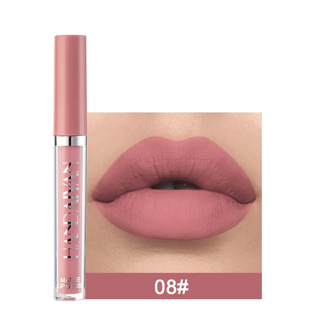Matte Non-stick Cup Lip Gloss, Non-fading Liquid