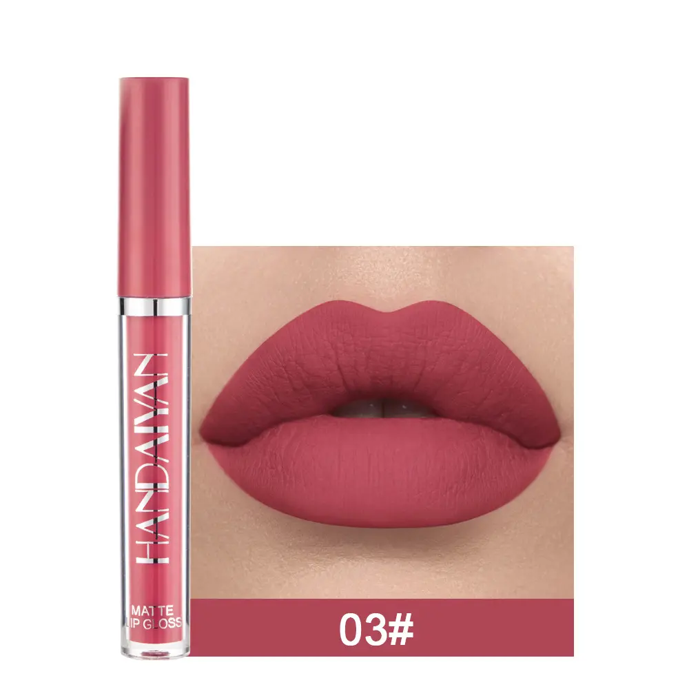Matte Non-stick Cup Lip Gloss, Non-fading Liquid